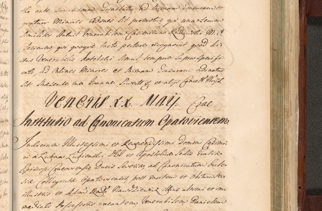 Zdjęcie nr 1647 dla obiektu archiwalnego: Acta actorum episcopalium R. D. Casimiri a Łubna Łubiński, episcopi Cracoviensis, ducis Severiae ab anno 1714 ad annum 1719 conscripta. Volumen II