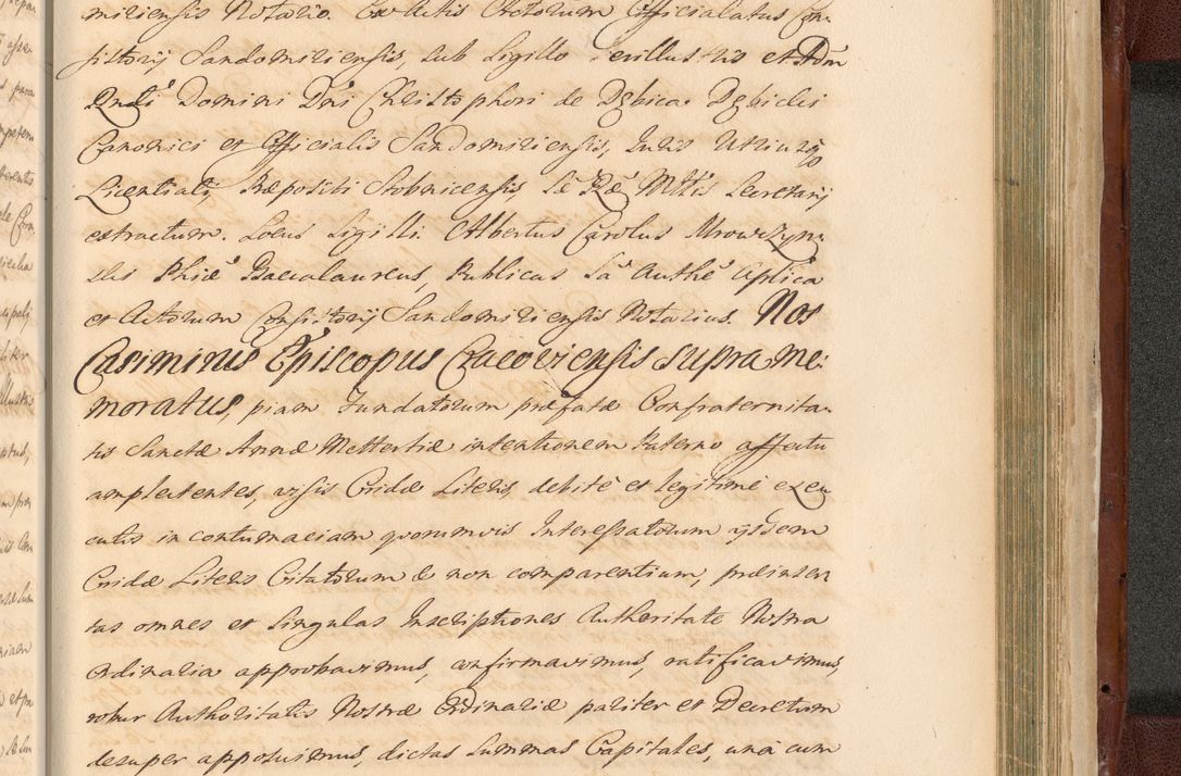 Zdjęcie nr 1641 dla obiektu archiwalnego: Acta actorum episcopalium R. D. Casimiri a Łubna Łubiński, episcopi Cracoviensis, ducis Severiae ab anno 1714 ad annum 1719 conscripta. Volumen II