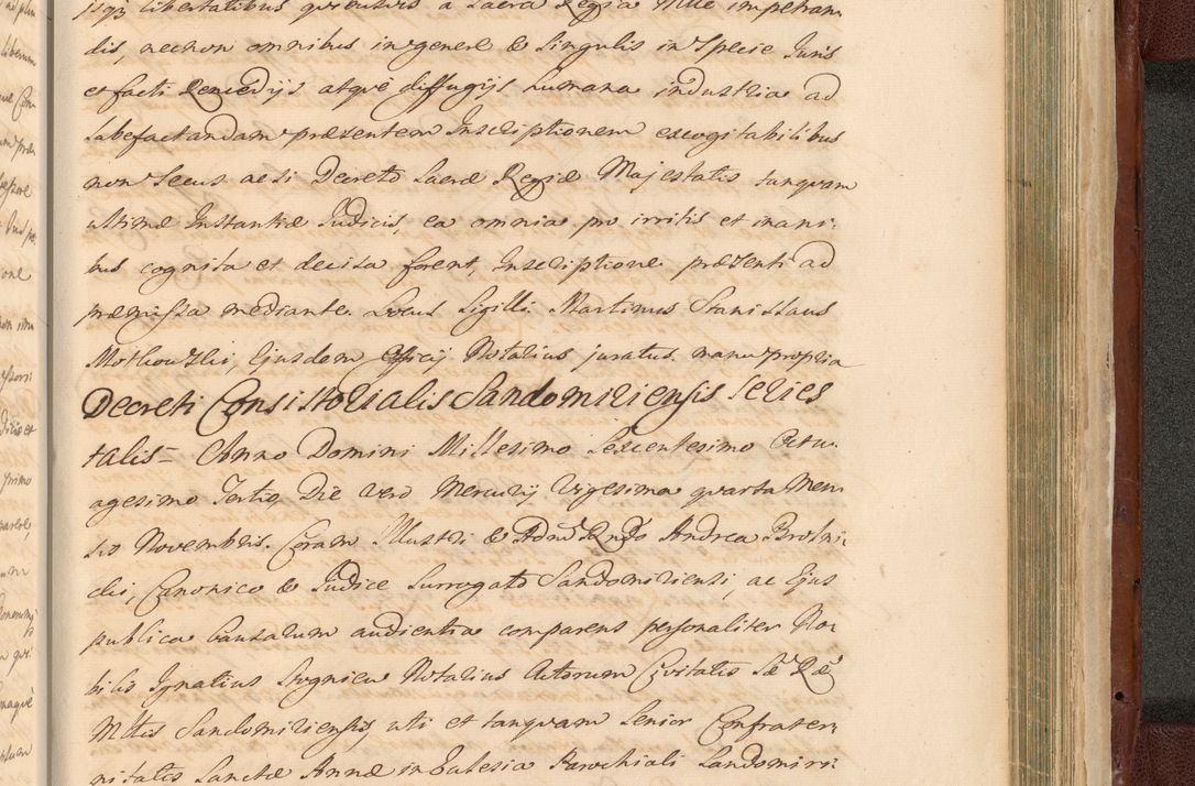 Zdjęcie nr 1639 dla obiektu archiwalnego: Acta actorum episcopalium R. D. Casimiri a Łubna Łubiński, episcopi Cracoviensis, ducis Severiae ab anno 1714 ad annum 1719 conscripta. Volumen II