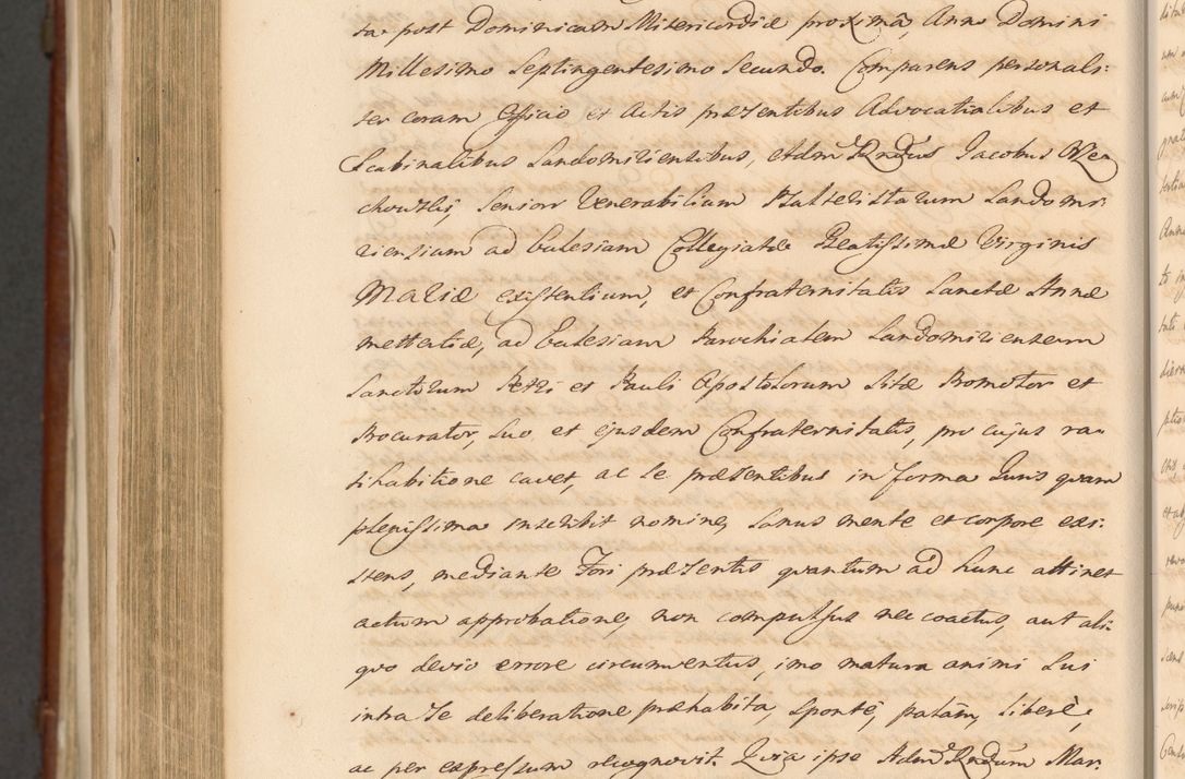 Zdjęcie nr 1634 dla obiektu archiwalnego: Acta actorum episcopalium R. D. Casimiri a Łubna Łubiński, episcopi Cracoviensis, ducis Severiae ab anno 1714 ad annum 1719 conscripta. Volumen II