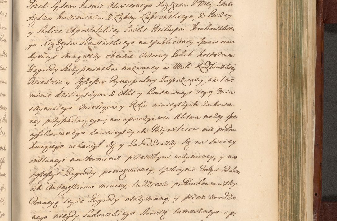 Zdjęcie nr 1360 dla obiektu archiwalnego: Acta actorum episcopalium R. D. Casimiri a Łubna Łubiński, episcopi Cracoviensis, ducis Severiae ab anno 1714 ad annum 1719 conscripta. Volumen II