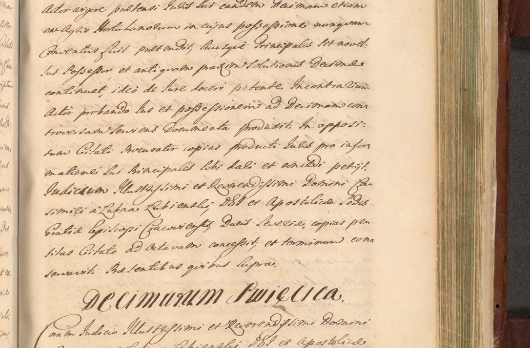 Zdjęcie nr 1352 dla obiektu archiwalnego: Acta actorum episcopalium R. D. Casimiri a Łubna Łubiński, episcopi Cracoviensis, ducis Severiae ab anno 1714 ad annum 1719 conscripta. Volumen II