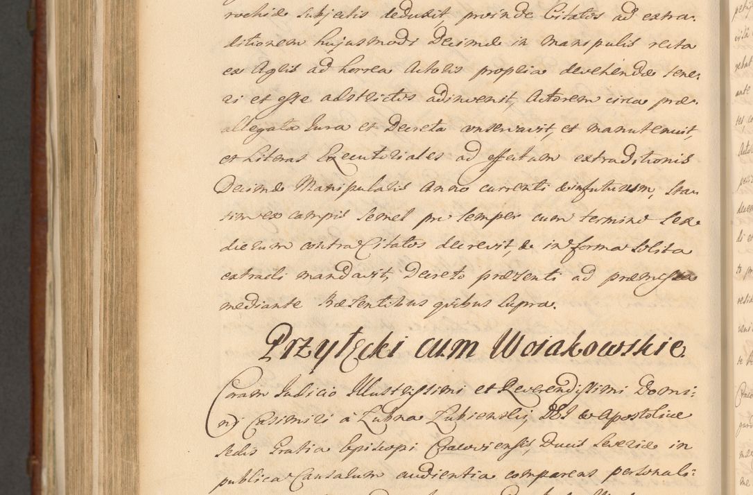 Zdjęcie nr 1349 dla obiektu archiwalnego: Acta actorum episcopalium R. D. Casimiri a Łubna Łubiński, episcopi Cracoviensis, ducis Severiae ab anno 1714 ad annum 1719 conscripta. Volumen II
