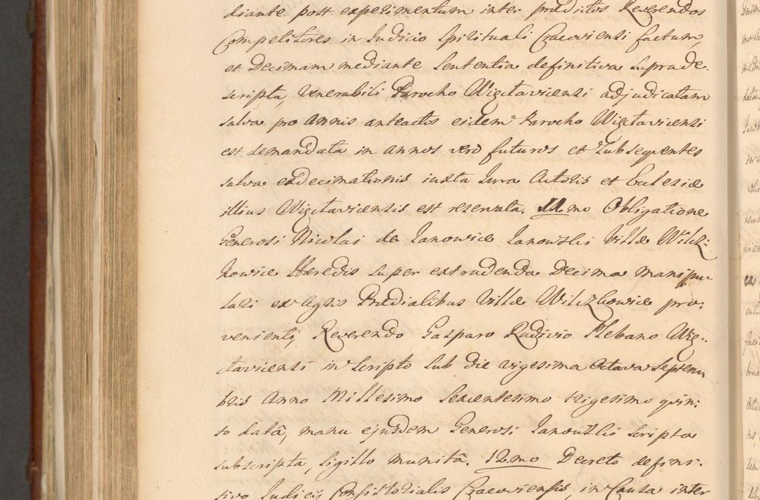Zdjęcie nr 1347 dla obiektu archiwalnego: Acta actorum episcopalium R. D. Casimiri a Łubna Łubiński, episcopi Cracoviensis, ducis Severiae ab anno 1714 ad annum 1719 conscripta. Volumen II
