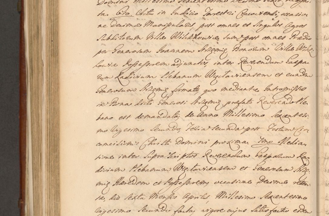 Zdjęcie nr 1345 dla obiektu archiwalnego: Acta actorum episcopalium R. D. Casimiri a Łubna Łubiński, episcopi Cracoviensis, ducis Severiae ab anno 1714 ad annum 1719 conscripta. Volumen II