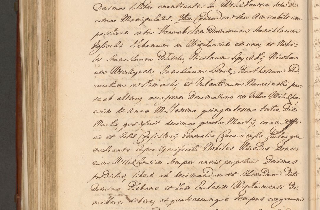Zdjęcie nr 1343 dla obiektu archiwalnego: Acta actorum episcopalium R. D. Casimiri a Łubna Łubiński, episcopi Cracoviensis, ducis Severiae ab anno 1714 ad annum 1719 conscripta. Volumen II