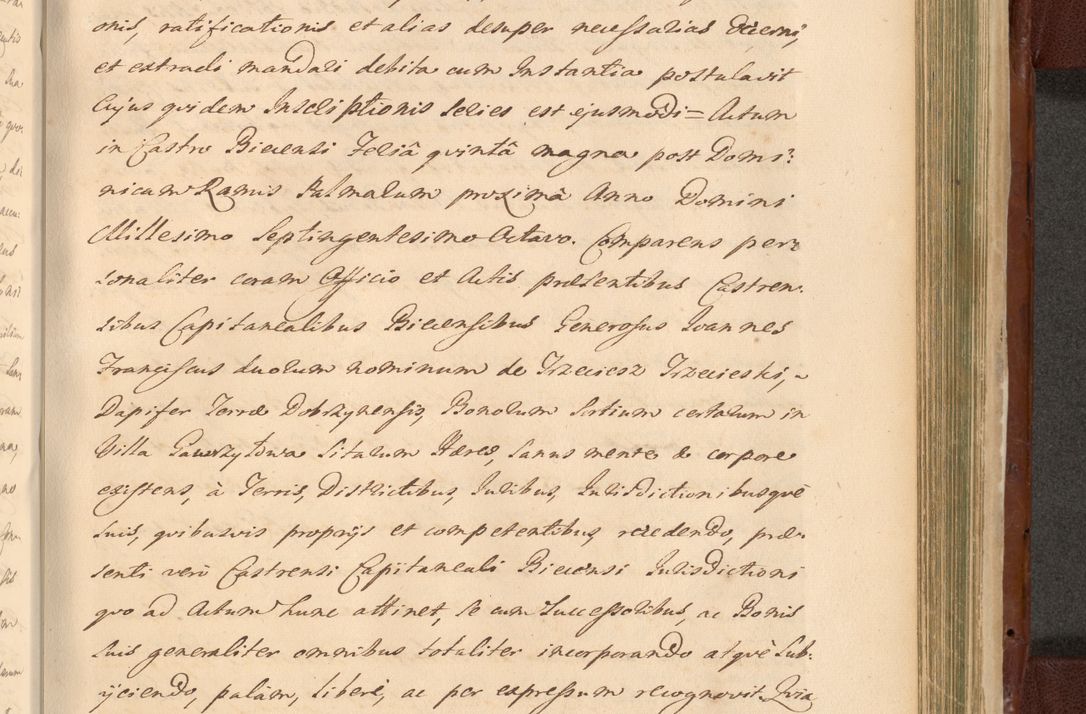 Zdjęcie nr 1324 dla obiektu archiwalnego: Acta actorum episcopalium R. D. Casimiri a Łubna Łubiński, episcopi Cracoviensis, ducis Severiae ab anno 1714 ad annum 1719 conscripta. Volumen II