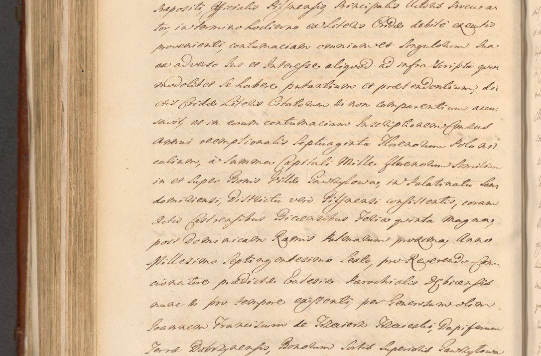 Zdjęcie nr 1323 dla obiektu archiwalnego: Acta actorum episcopalium R. D. Casimiri a Łubna Łubiński, episcopi Cracoviensis, ducis Severiae ab anno 1714 ad annum 1719 conscripta. Volumen II