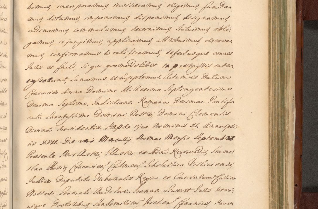 Zdjęcie nr 1322 dla obiektu archiwalnego: Acta actorum episcopalium R. D. Casimiri a Łubna Łubiński, episcopi Cracoviensis, ducis Severiae ab anno 1714 ad annum 1719 conscripta. Volumen II
