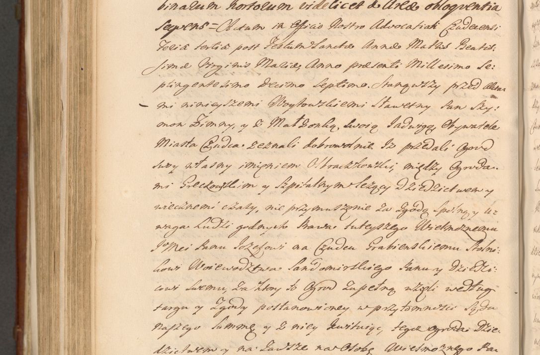 Zdjęcie nr 1315 dla obiektu archiwalnego: Acta actorum episcopalium R. D. Casimiri a Łubna Łubiński, episcopi Cracoviensis, ducis Severiae ab anno 1714 ad annum 1719 conscripta. Volumen II