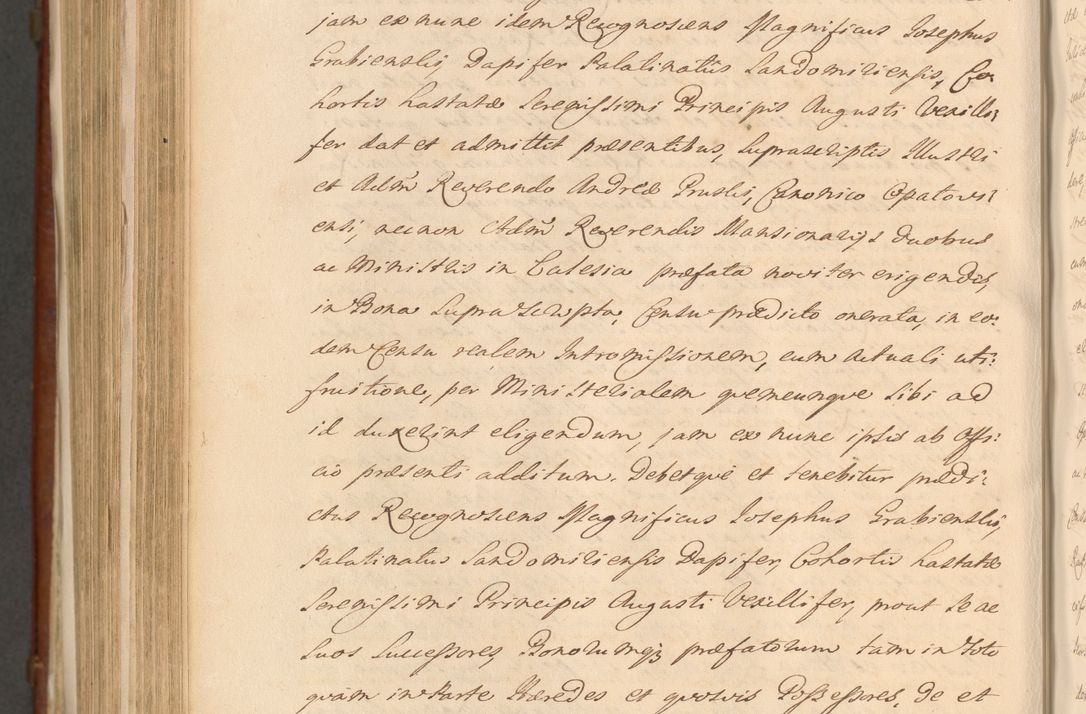 Zdjęcie nr 1311 dla obiektu archiwalnego: Acta actorum episcopalium R. D. Casimiri a Łubna Łubiński, episcopi Cracoviensis, ducis Severiae ab anno 1714 ad annum 1719 conscripta. Volumen II