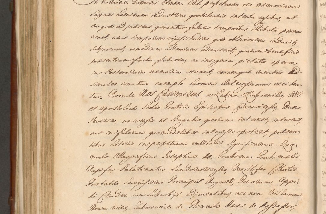 Zdjęcie nr 1299 dla obiektu archiwalnego: Acta actorum episcopalium R. D. Casimiri a Łubna Łubiński, episcopi Cracoviensis, ducis Severiae ab anno 1714 ad annum 1719 conscripta. Volumen II