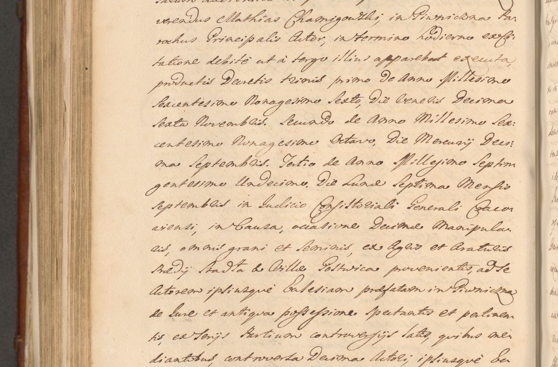 Zdjęcie nr 1295 dla obiektu archiwalnego: Acta actorum episcopalium R. D. Casimiri a Łubna Łubiński, episcopi Cracoviensis, ducis Severiae ab anno 1714 ad annum 1719 conscripta. Volumen II