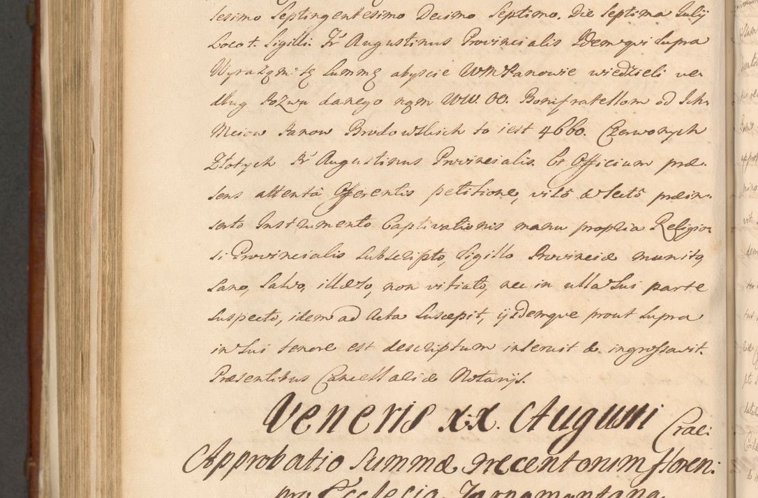 Zdjęcie nr 1267 dla obiektu archiwalnego: Acta actorum episcopalium R. D. Casimiri a Łubna Łubiński, episcopi Cracoviensis, ducis Severiae ab anno 1714 ad annum 1719 conscripta. Volumen II