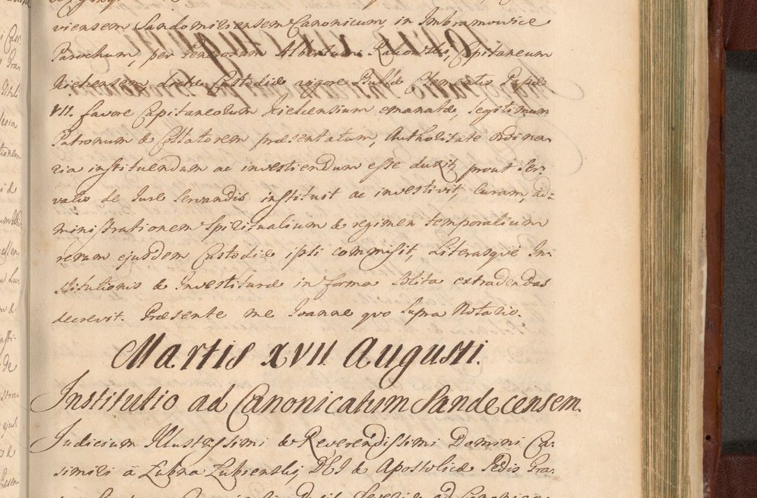 Zdjęcie nr 1264 dla obiektu archiwalnego: Acta actorum episcopalium R. D. Casimiri a Łubna Łubiński, episcopi Cracoviensis, ducis Severiae ab anno 1714 ad annum 1719 conscripta. Volumen II