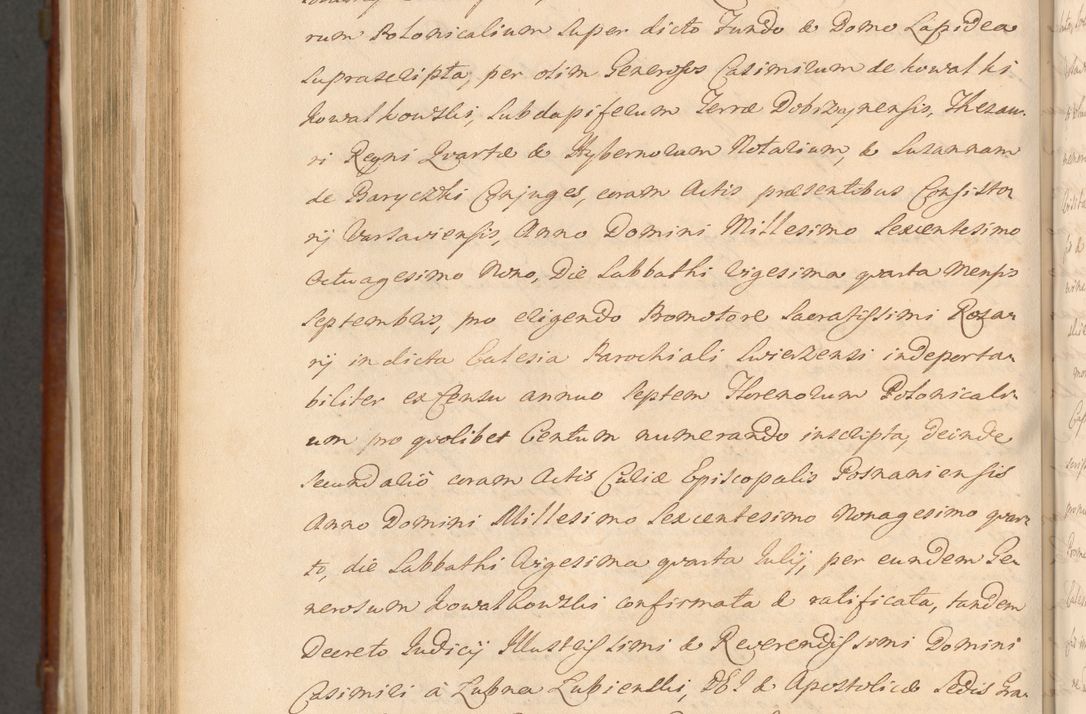 Zdjęcie nr 1261 dla obiektu archiwalnego: Acta actorum episcopalium R. D. Casimiri a Łubna Łubiński, episcopi Cracoviensis, ducis Severiae ab anno 1714 ad annum 1719 conscripta. Volumen II