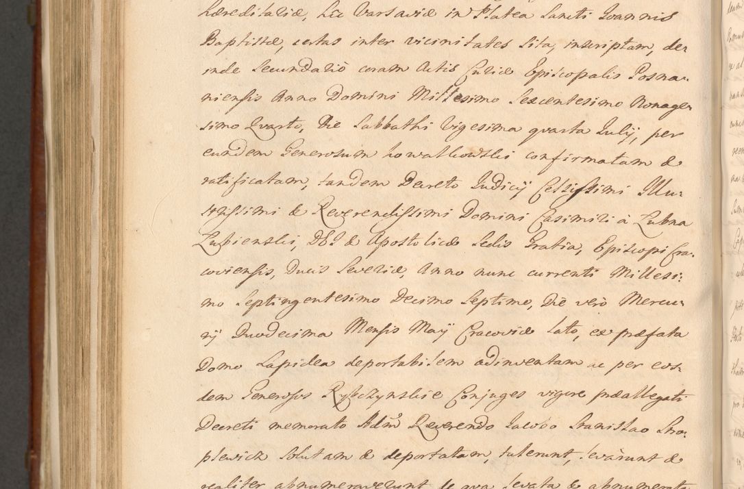 Zdjęcie nr 1257 dla obiektu archiwalnego: Acta actorum episcopalium R. D. Casimiri a Łubna Łubiński, episcopi Cracoviensis, ducis Severiae ab anno 1714 ad annum 1719 conscripta. Volumen II