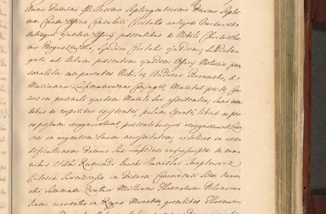 Zdjęcie nr 1256 dla obiektu archiwalnego: Acta actorum episcopalium R. D. Casimiri a Łubna Łubiński, episcopi Cracoviensis, ducis Severiae ab anno 1714 ad annum 1719 conscripta. Volumen II