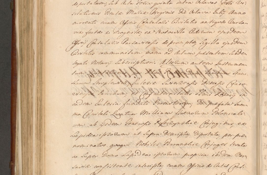 Zdjęcie nr 1255 dla obiektu archiwalnego: Acta actorum episcopalium R. D. Casimiri a Łubna Łubiński, episcopi Cracoviensis, ducis Severiae ab anno 1714 ad annum 1719 conscripta. Volumen II