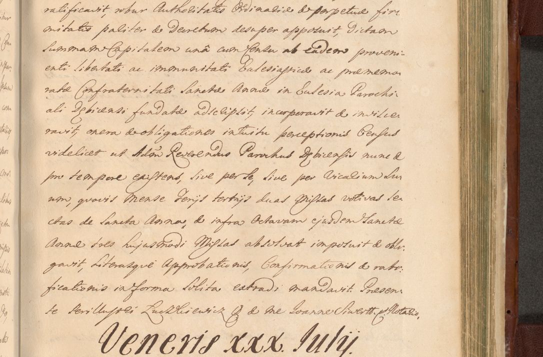 Zdjęcie nr 1250 dla obiektu archiwalnego: Acta actorum episcopalium R. D. Casimiri a Łubna Łubiński, episcopi Cracoviensis, ducis Severiae ab anno 1714 ad annum 1719 conscripta. Volumen II