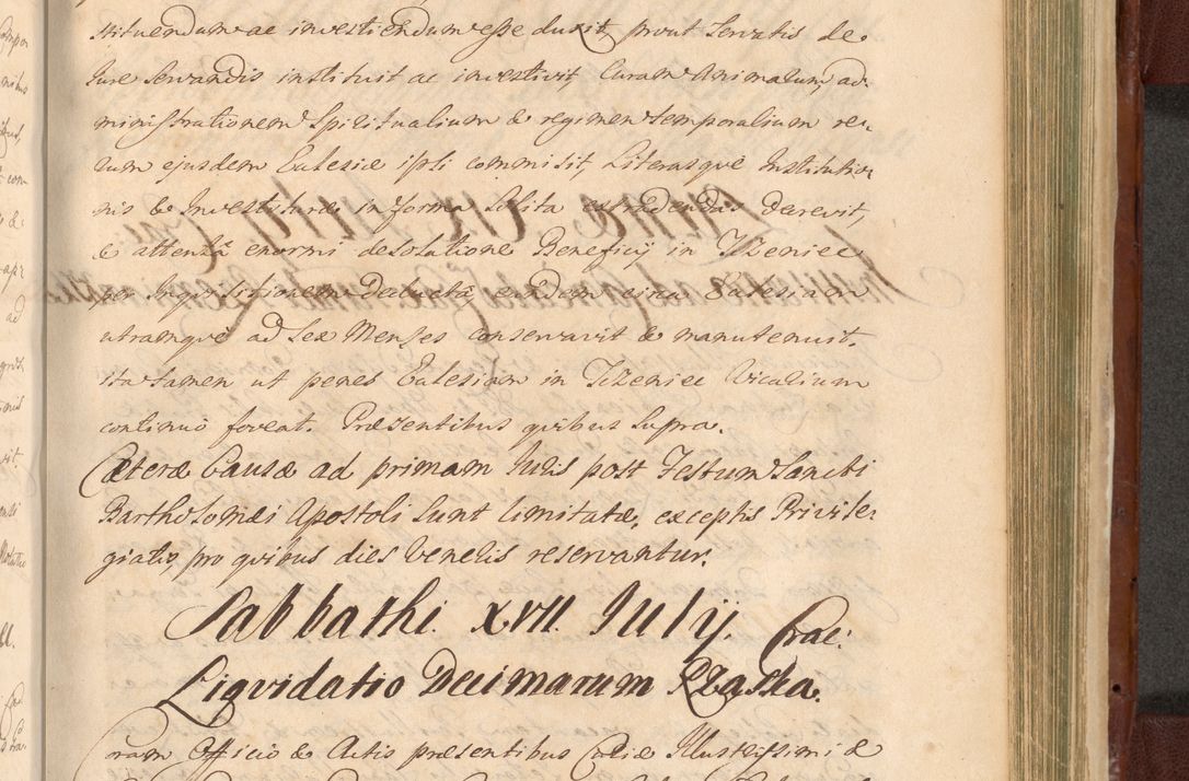 Zdjęcie nr 1240 dla obiektu archiwalnego: Acta actorum episcopalium R. D. Casimiri a Łubna Łubiński, episcopi Cracoviensis, ducis Severiae ab anno 1714 ad annum 1719 conscripta. Volumen II
