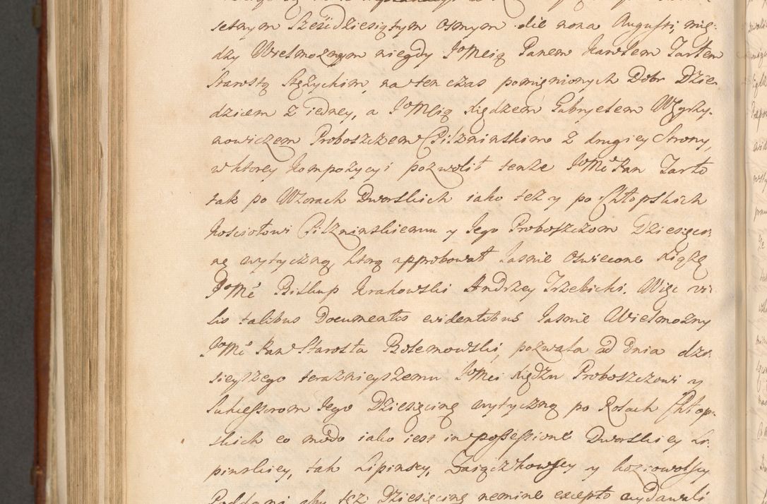 Zdjęcie nr 1237 dla obiektu archiwalnego: Acta actorum episcopalium R. D. Casimiri a Łubna Łubiński, episcopi Cracoviensis, ducis Severiae ab anno 1714 ad annum 1719 conscripta. Volumen II