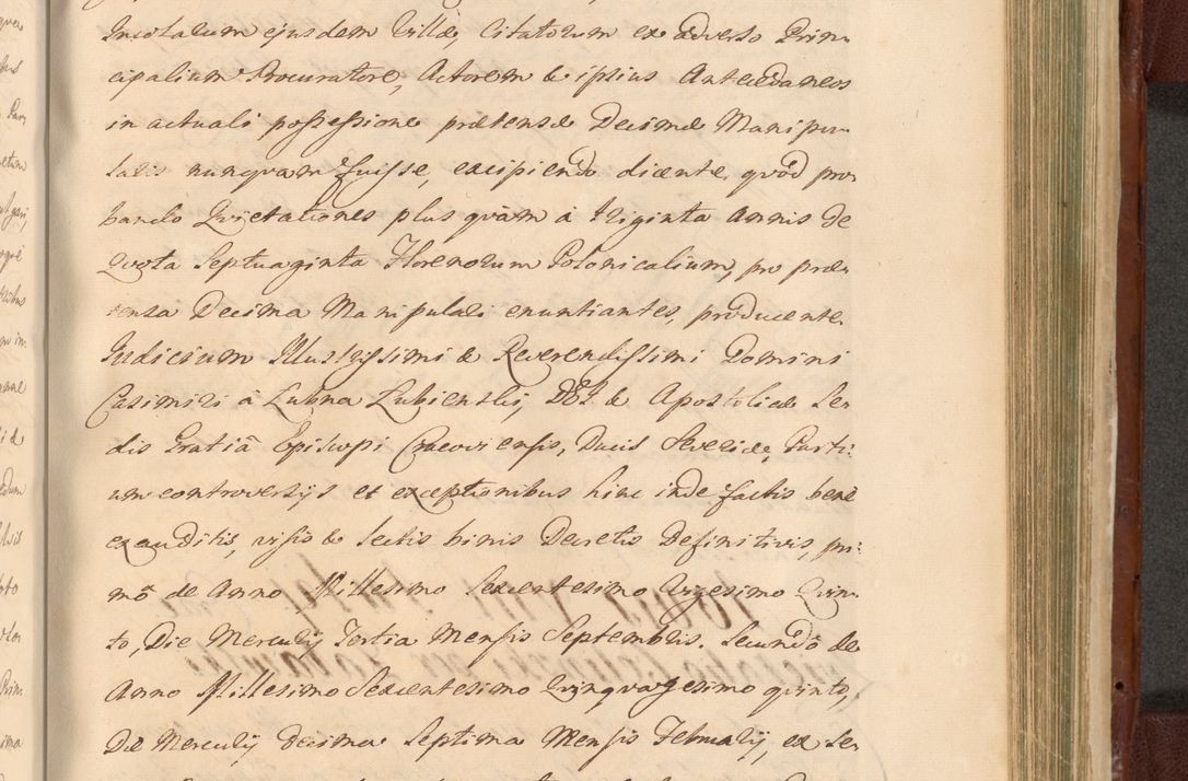Zdjęcie nr 1232 dla obiektu archiwalnego: Acta actorum episcopalium R. D. Casimiri a Łubna Łubiński, episcopi Cracoviensis, ducis Severiae ab anno 1714 ad annum 1719 conscripta. Volumen II