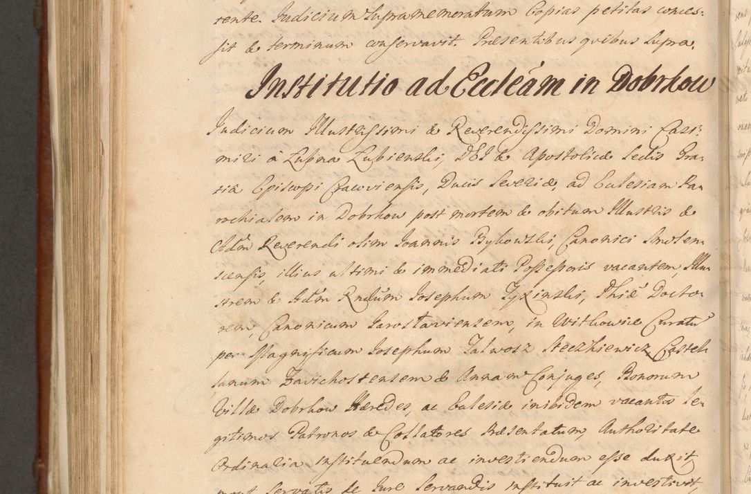 Zdjęcie nr 1215 dla obiektu archiwalnego: Acta actorum episcopalium R. D. Casimiri a Łubna Łubiński, episcopi Cracoviensis, ducis Severiae ab anno 1714 ad annum 1719 conscripta. Volumen II