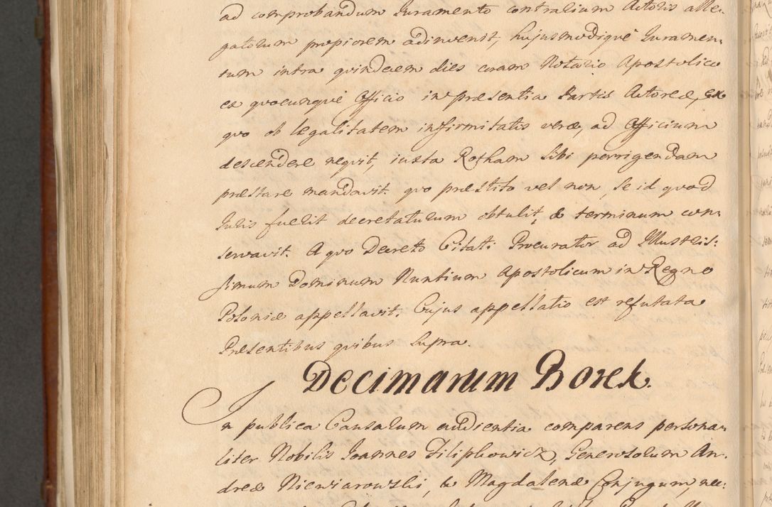 Zdjęcie nr 1213 dla obiektu archiwalnego: Acta actorum episcopalium R. D. Casimiri a Łubna Łubiński, episcopi Cracoviensis, ducis Severiae ab anno 1714 ad annum 1719 conscripta. Volumen II