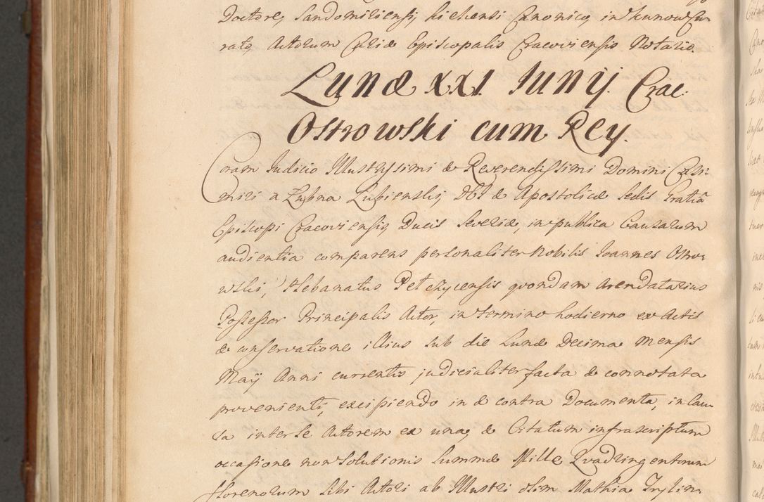 Zdjęcie nr 1209 dla obiektu archiwalnego: Acta actorum episcopalium R. D. Casimiri a Łubna Łubiński, episcopi Cracoviensis, ducis Severiae ab anno 1714 ad annum 1719 conscripta. Volumen II