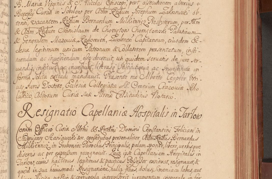 Zdjęcie nr 206 dla obiektu archiwalnego: Acta actorum episcopalium R. D. Constantini Feliciani in Szaniawy Szaniawski, episcopi Cracoviensis, ducis Severiae per annos 1720 - 1723 conscripta. Volumen I