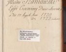Zdjęcie nr 8 dla obiektu archiwalnego: Acta actorum episcopalium R. D. Constantini Feliciani in Szaniawy Szaniawski, episcopi Cracoviensis, ducis Severiae per annos 1720 - 1723 conscripta. Volumen I