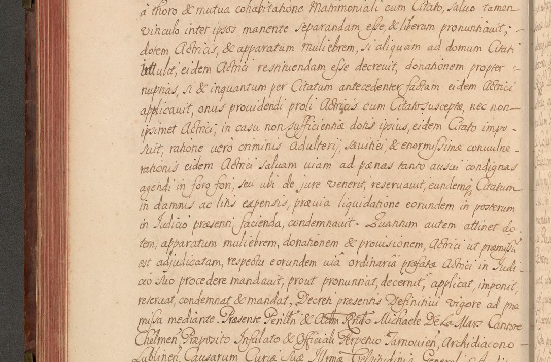 Zdjęcie nr 203 dla obiektu archiwalnego: Acta actorum episcopalium R. D. Constantini Feliciani in Szaniawy Szaniawski, episcopi Cracoviensis, ducis Severiae per annos 1720 - 1723 conscripta. Volumen I