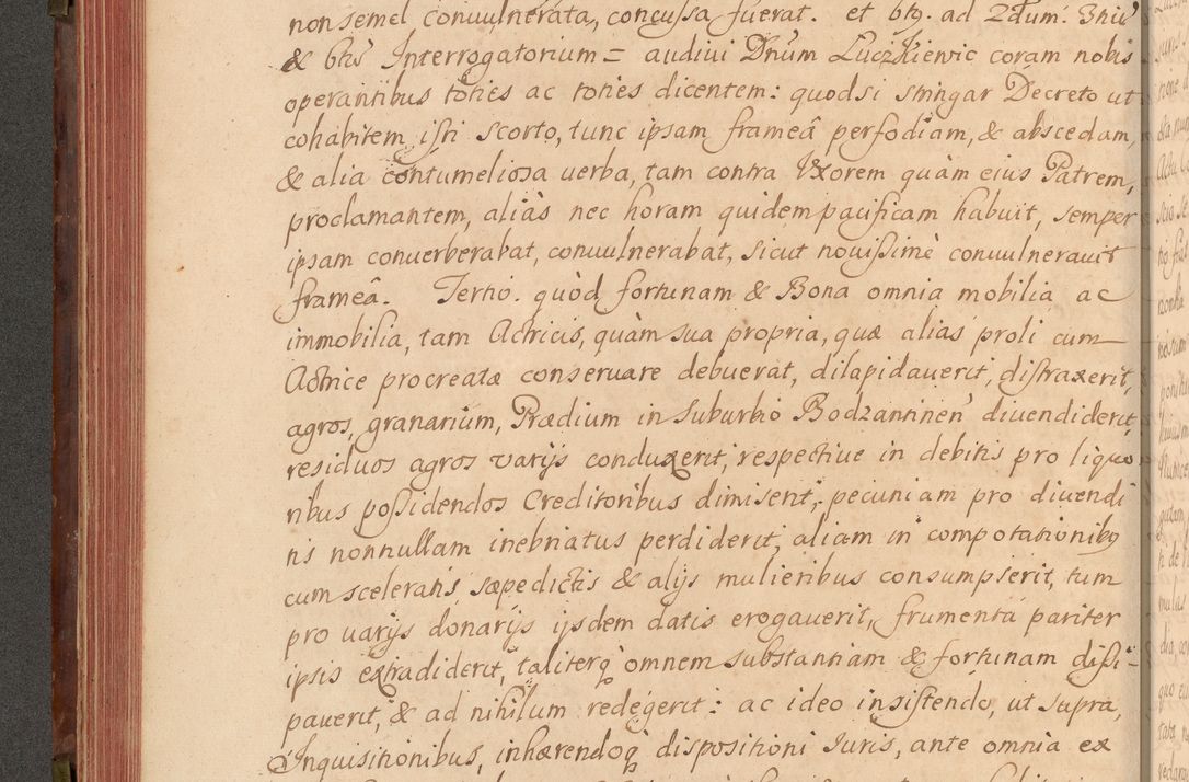 Zdjęcie nr 199 dla obiektu archiwalnego: Acta actorum episcopalium R. D. Constantini Feliciani in Szaniawy Szaniawski, episcopi Cracoviensis, ducis Severiae per annos 1720 - 1723 conscripta. Volumen I