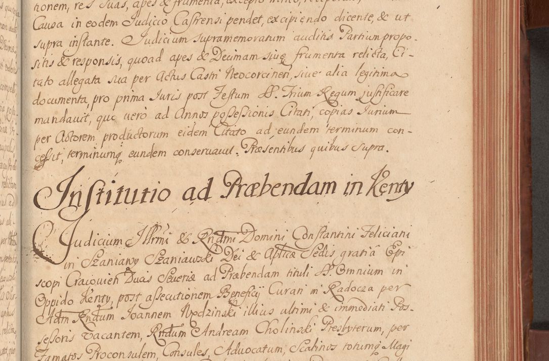 Zdjęcie nr 196 dla obiektu archiwalnego: Acta actorum episcopalium R. D. Constantini Feliciani in Szaniawy Szaniawski, episcopi Cracoviensis, ducis Severiae per annos 1720 - 1723 conscripta. Volumen I