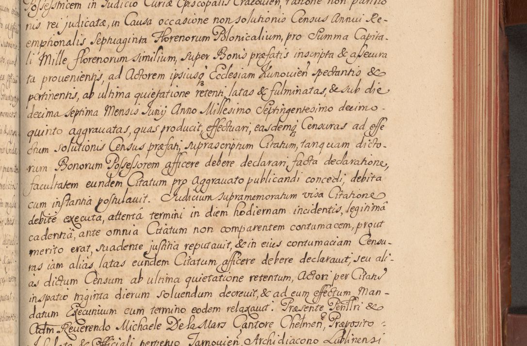 Zdjęcie nr 192 dla obiektu archiwalnego: Acta actorum episcopalium R. D. Constantini Feliciani in Szaniawy Szaniawski, episcopi Cracoviensis, ducis Severiae per annos 1720 - 1723 conscripta. Volumen I