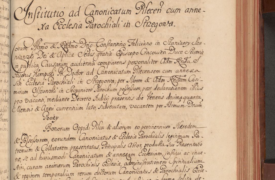 Zdjęcie nr 188 dla obiektu archiwalnego: Acta actorum episcopalium R. D. Constantini Feliciani in Szaniawy Szaniawski, episcopi Cracoviensis, ducis Severiae per annos 1720 - 1723 conscripta. Volumen I