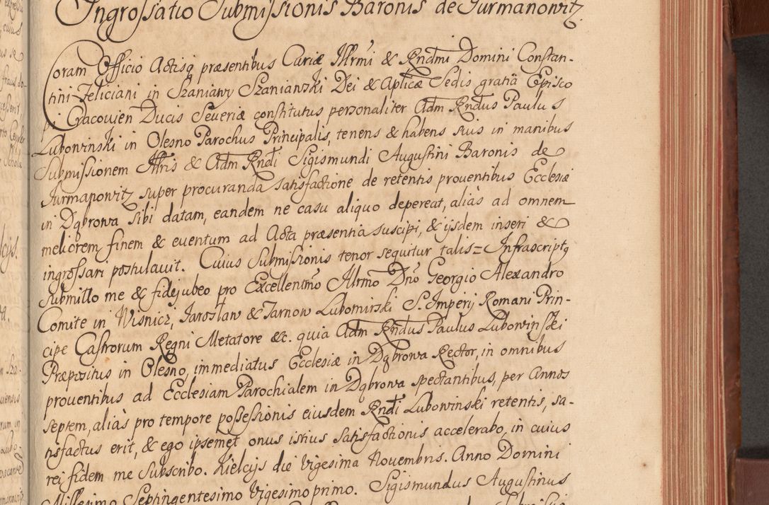 Zdjęcie nr 186 dla obiektu archiwalnego: Acta actorum episcopalium R. D. Constantini Feliciani in Szaniawy Szaniawski, episcopi Cracoviensis, ducis Severiae per annos 1720 - 1723 conscripta. Volumen I