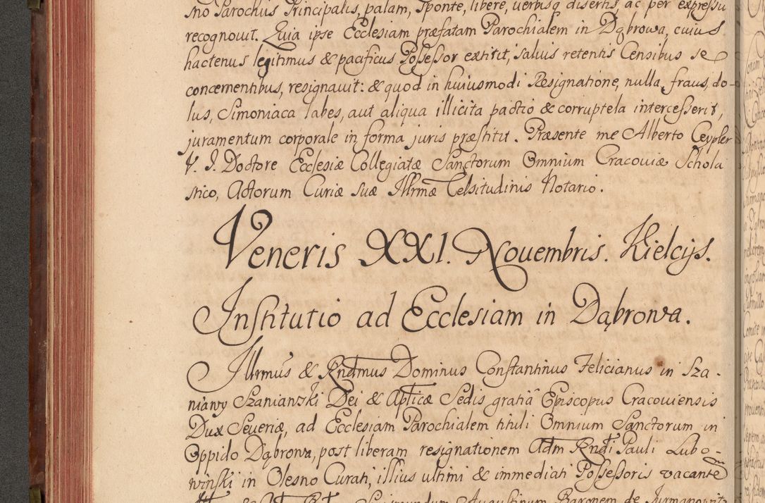 Zdjęcie nr 185 dla obiektu archiwalnego: Acta actorum episcopalium R. D. Constantini Feliciani in Szaniawy Szaniawski, episcopi Cracoviensis, ducis Severiae per annos 1720 - 1723 conscripta. Volumen I