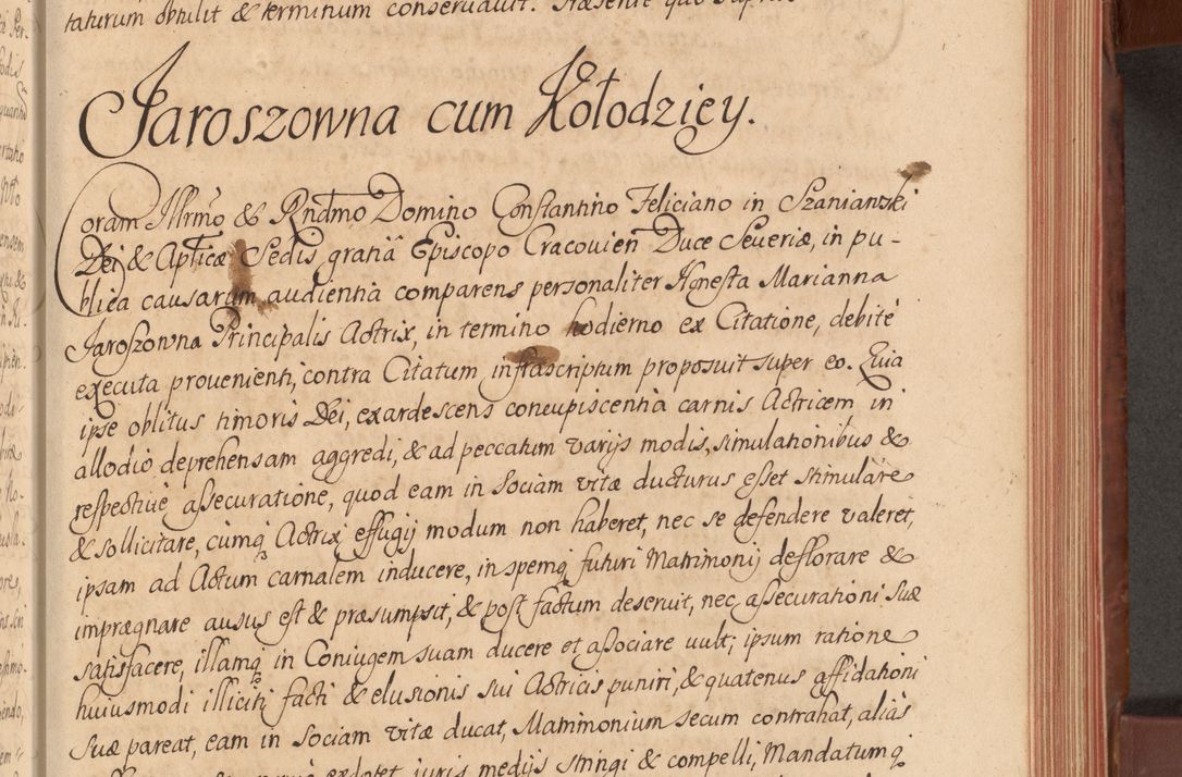 Zdjęcie nr 178 dla obiektu archiwalnego: Acta actorum episcopalium R. D. Constantini Feliciani in Szaniawy Szaniawski, episcopi Cracoviensis, ducis Severiae per annos 1720 - 1723 conscripta. Volumen I