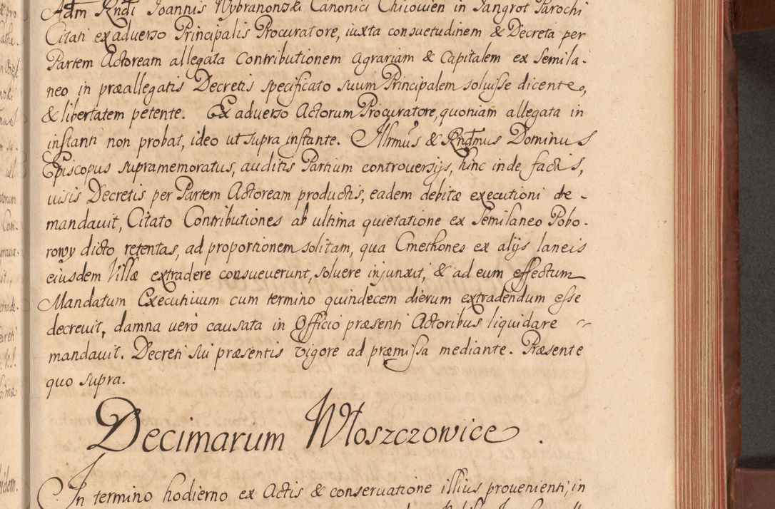 Zdjęcie nr 174 dla obiektu archiwalnego: Acta actorum episcopalium R. D. Constantini Feliciani in Szaniawy Szaniawski, episcopi Cracoviensis, ducis Severiae per annos 1720 - 1723 conscripta. Volumen I