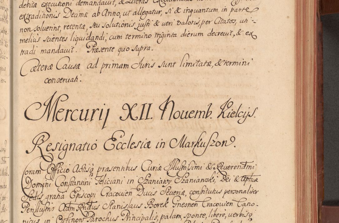 Zdjęcie nr 176 dla obiektu archiwalnego: Acta actorum episcopalium R. D. Constantini Feliciani in Szaniawy Szaniawski, episcopi Cracoviensis, ducis Severiae per annos 1720 - 1723 conscripta. Volumen I