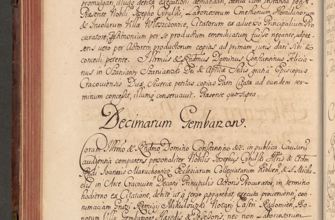 Zdjęcie nr 175 dla obiektu archiwalnego: Acta actorum episcopalium R. D. Constantini Feliciani in Szaniawy Szaniawski, episcopi Cracoviensis, ducis Severiae per annos 1720 - 1723 conscripta. Volumen I