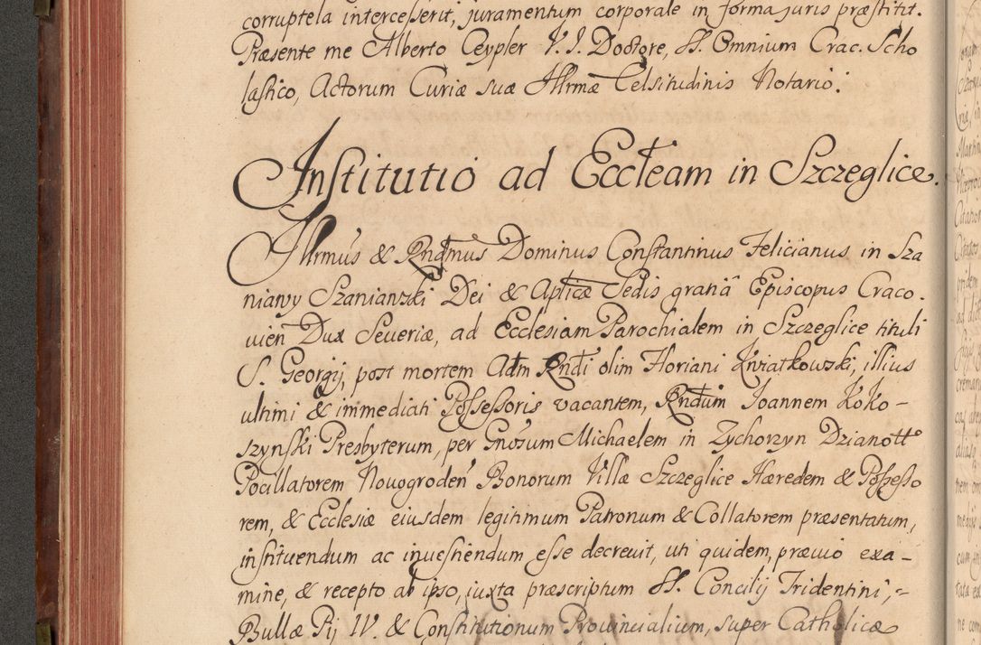 Zdjęcie nr 171 dla obiektu archiwalnego: Acta actorum episcopalium R. D. Constantini Feliciani in Szaniawy Szaniawski, episcopi Cracoviensis, ducis Severiae per annos 1720 - 1723 conscripta. Volumen I