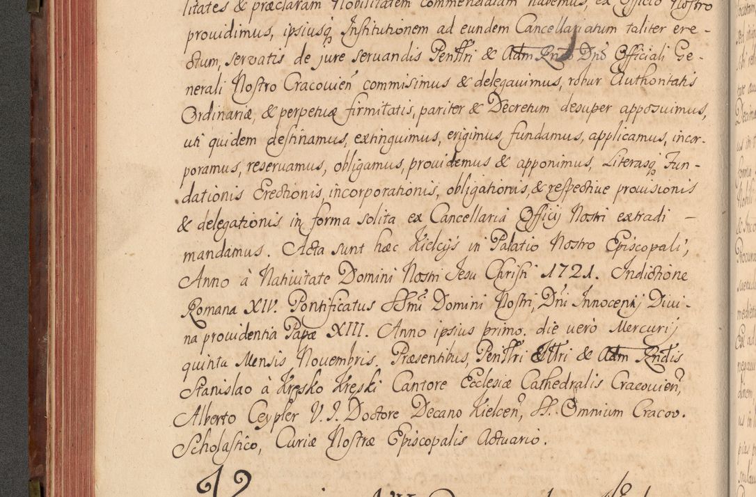 Zdjęcie nr 167 dla obiektu archiwalnego: Acta actorum episcopalium R. D. Constantini Feliciani in Szaniawy Szaniawski, episcopi Cracoviensis, ducis Severiae per annos 1720 - 1723 conscripta. Volumen I