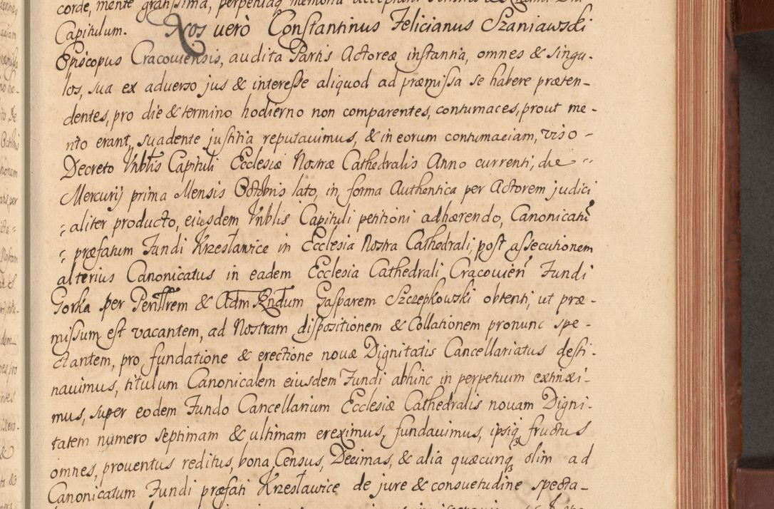 Zdjęcie nr 166 dla obiektu archiwalnego: Acta actorum episcopalium R. D. Constantini Feliciani in Szaniawy Szaniawski, episcopi Cracoviensis, ducis Severiae per annos 1720 - 1723 conscripta. Volumen I
