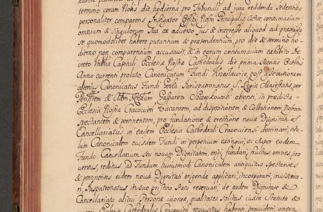Zdjęcie nr 165 dla obiektu archiwalnego: Acta actorum episcopalium R. D. Constantini Feliciani in Szaniawy Szaniawski, episcopi Cracoviensis, ducis Severiae per annos 1720 - 1723 conscripta. Volumen I