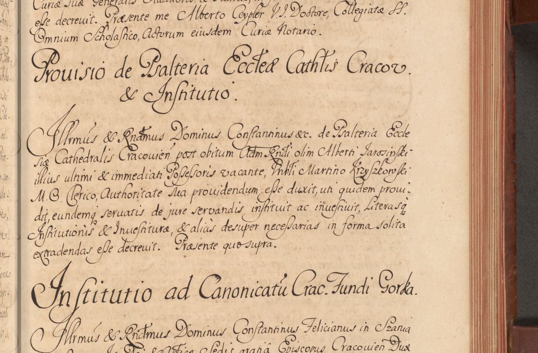 Zdjęcie nr 160 dla obiektu archiwalnego: Acta actorum episcopalium R. D. Constantini Feliciani in Szaniawy Szaniawski, episcopi Cracoviensis, ducis Severiae per annos 1720 - 1723 conscripta. Volumen I