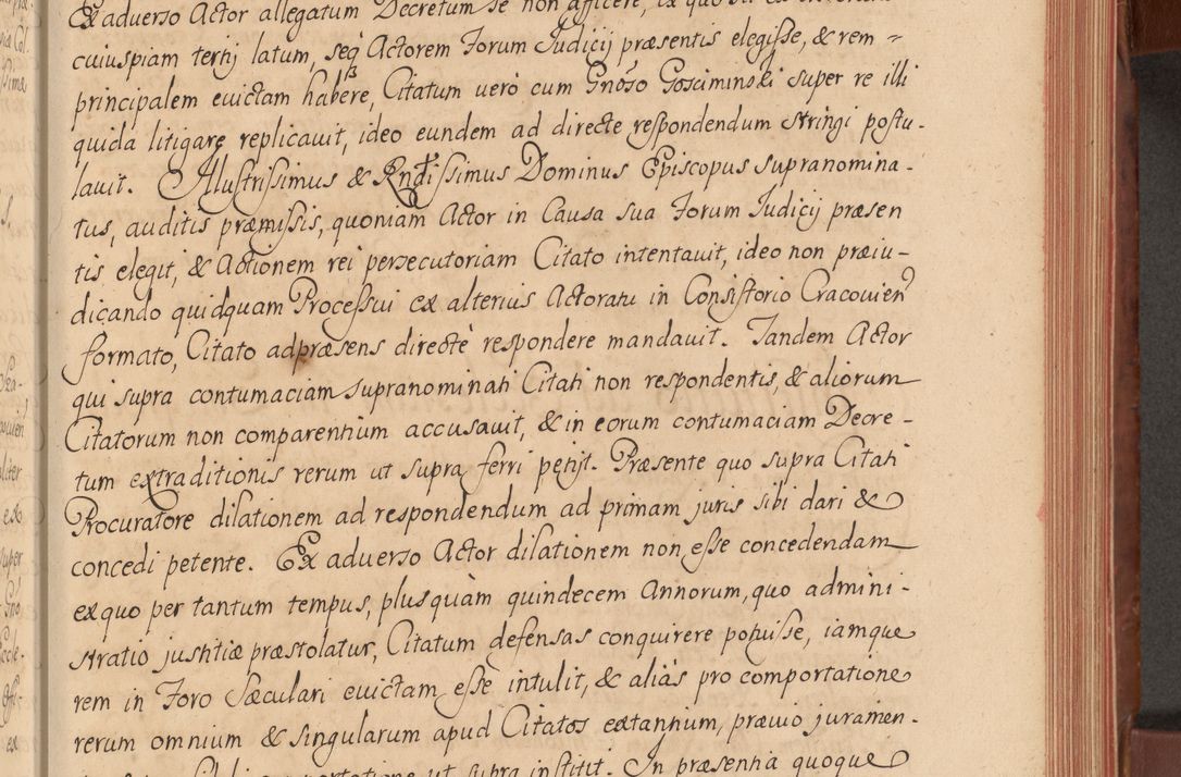 Zdjęcie nr 156 dla obiektu archiwalnego: Acta actorum episcopalium R. D. Constantini Feliciani in Szaniawy Szaniawski, episcopi Cracoviensis, ducis Severiae per annos 1720 - 1723 conscripta. Volumen I