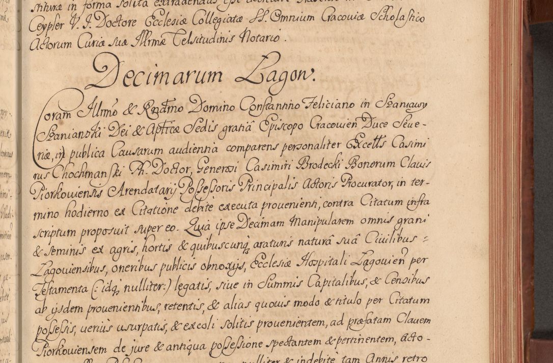 Zdjęcie nr 152 dla obiektu archiwalnego: Acta actorum episcopalium R. D. Constantini Feliciani in Szaniawy Szaniawski, episcopi Cracoviensis, ducis Severiae per annos 1720 - 1723 conscripta. Volumen I